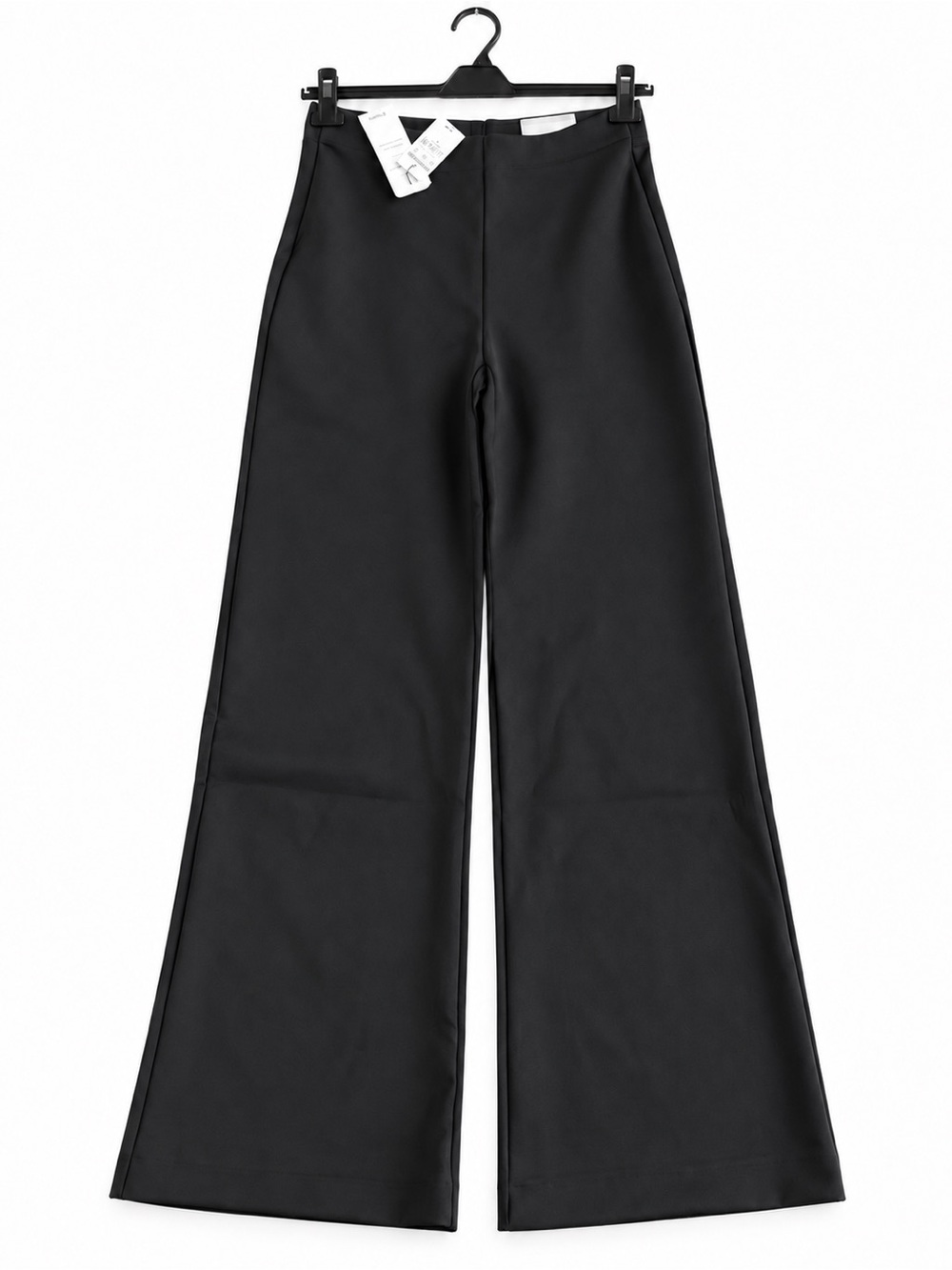 NWT Express Body Contour Super High Rise Wide-Leg Pants Black M